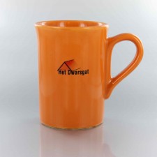 Orange flair mug