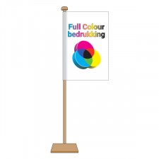 Table flag 1 colour 10x15 cm.