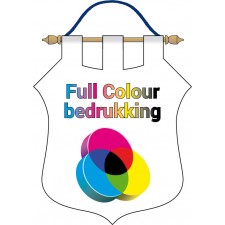 Chevron pennant full colour 19x30